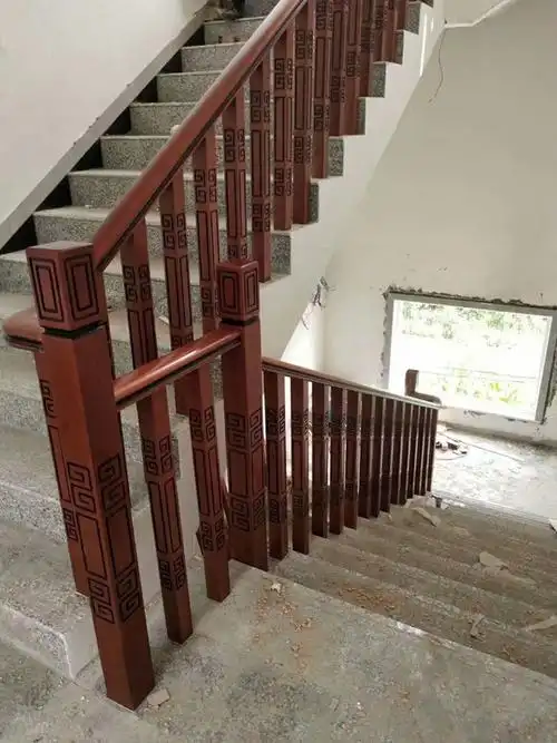 中式实木楼梯扶手批发-实木楼梯扶手批发-三众木制品厂家定制