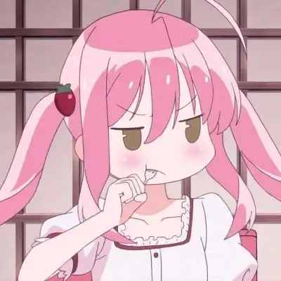 少女心草莓粉色系头像二次元可爱的少女心草莓粉色系头像卡通版