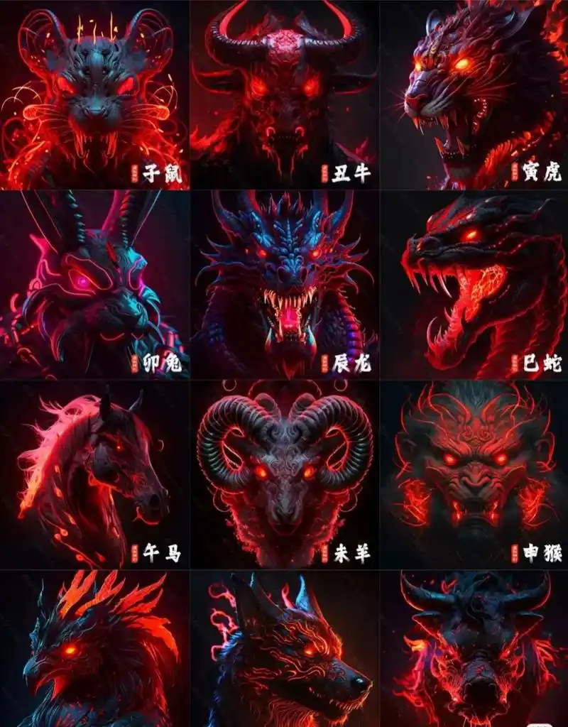 十二生肖#头像#霸气#压迫感 - 抖音