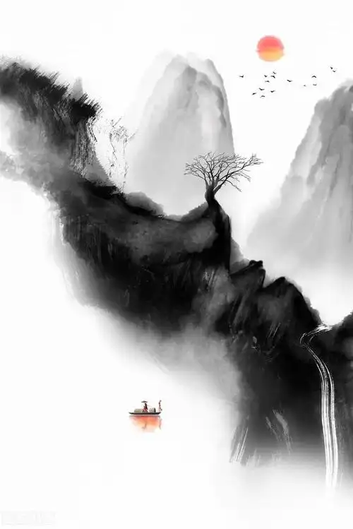 水墨画##哪里有古风的壁纸##图片古风#