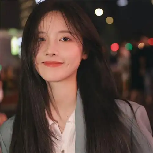 长发清纯小姐姐头像图片