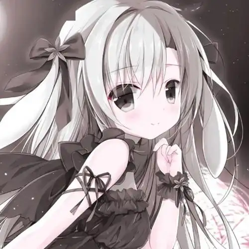 精选微信头像二次元动漫清纯可爱小美女