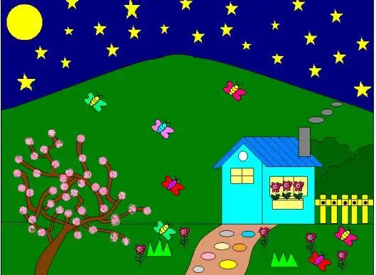 学生电脑绘画作品