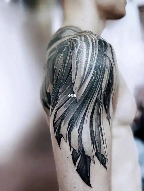 海王刺青|机械翅膀纹身 后背翅膀纹身_纹身_机械_刺青_aquaman tattoo