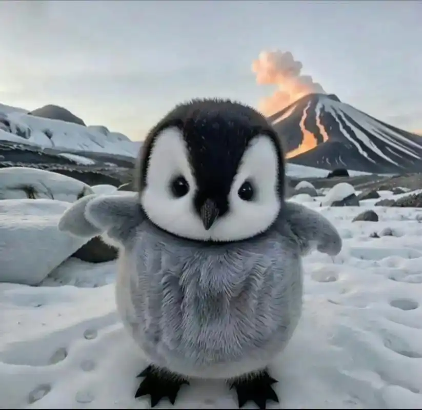 唔啊~这一组小企鹅照片太可爱了吧.#企鹅宝宝 #萌化了 #神 - 抖音