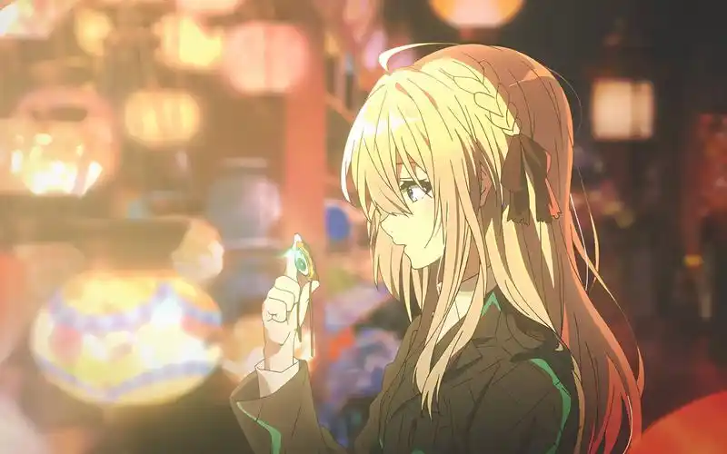 微信封面4k紫罗兰永恒花园cm1