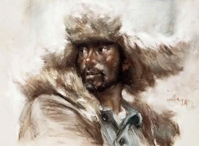 李前《杨靖宇将军》李朝华《彩排》在"人与自然"版块中,王申生创作的