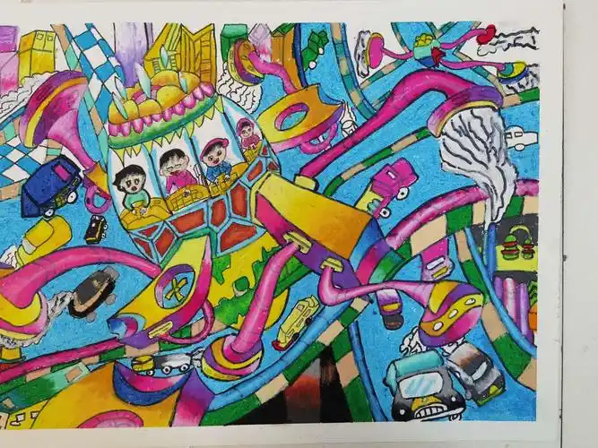 灵武第四小学2020科幻画作品欣赏