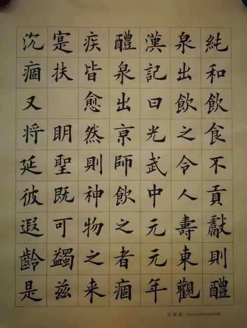 临九成宫(中楷3cm格)(第28遍背临)