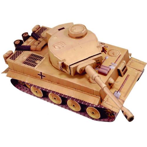 仿真军事模型虎式坦克3d立体纸模型diy手工制作儿童益智折纸玩具