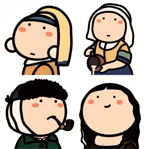 超q的世界名画头像奈