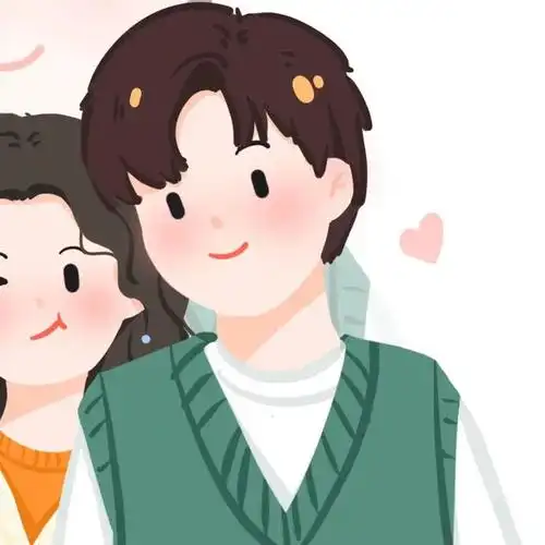 情侣头像丨纵使才名冠江东生生世世与君同