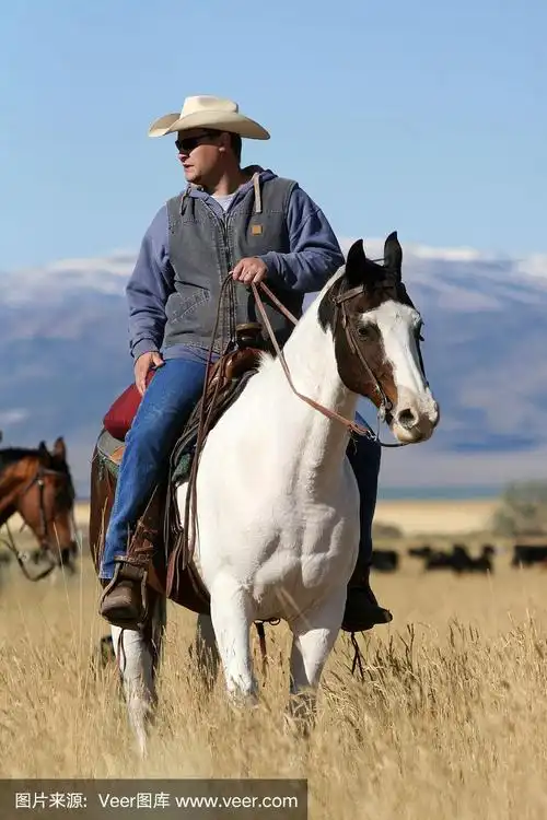 牛仔骑马