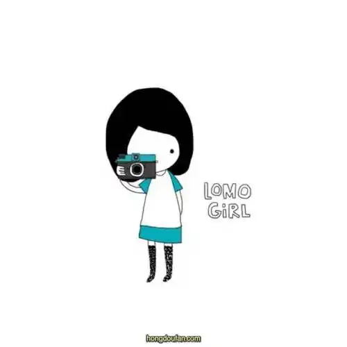 拿着照相机拍照的小女生要如何画小眼睛女生简笔画大全