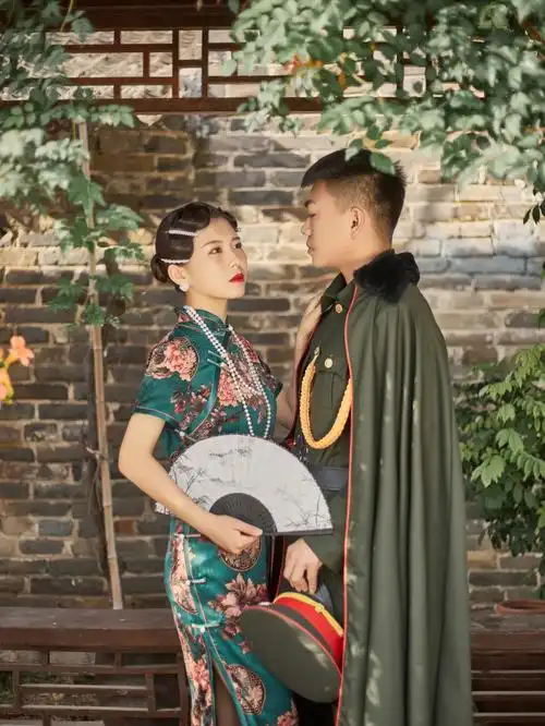 民国旗袍军阀婚纱照