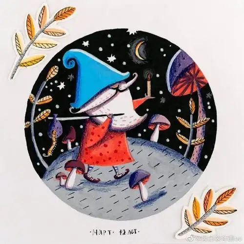 国外儿童画范画#儿童画范画##儿童画素材##儿童画#儿童创意美术超话