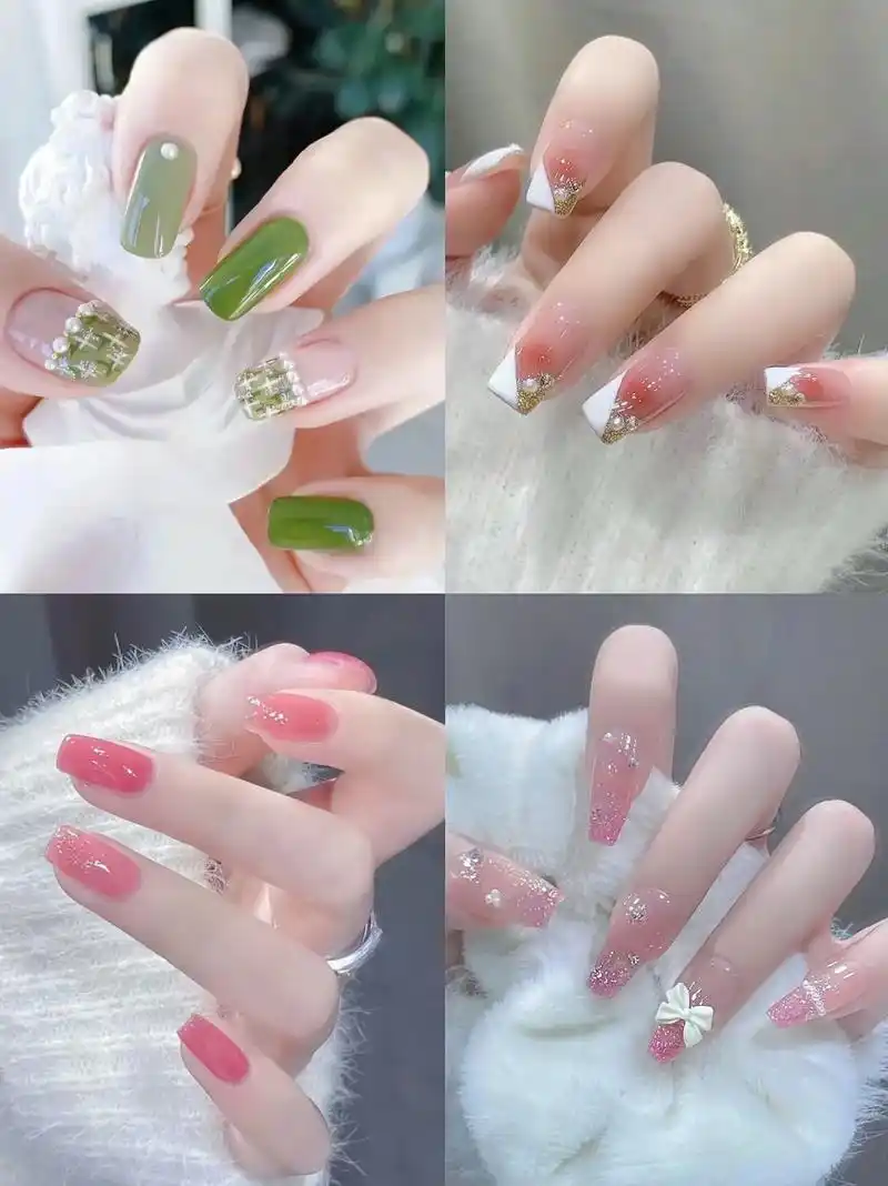 超爱 下次我要做这个美甲,温柔又仙气.#美甲款式图片 #爆款 - 抖音