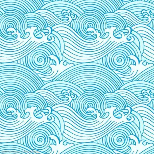 矢量蓝色海浪海洋背景底纹图片