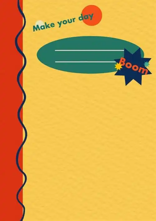 彩色作文封面a4装订模板-红豆饭小学生简笔画大全