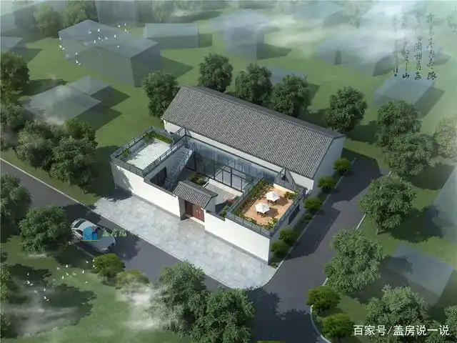 四房一厅的中式三合院,这住起来多舒服,没必要再住"筒子楼"