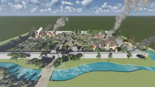 微缩模型战争沙盘设计