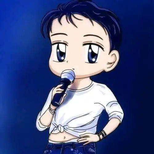 请问有卡通版张国荣的照片吗