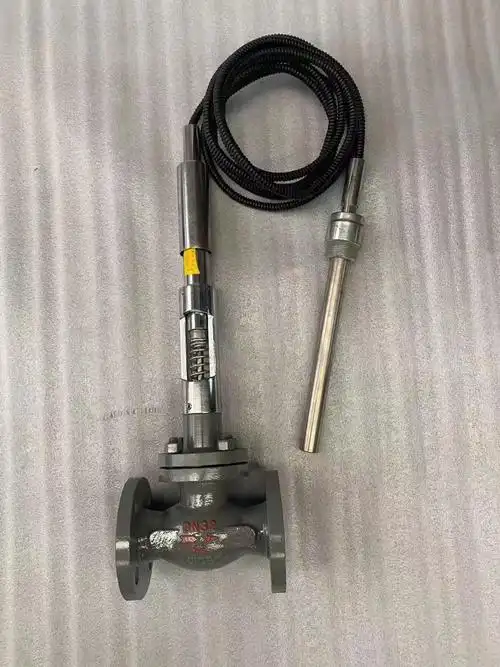 自力式温度调节阀 zzwp-16p 铸钢 不锈钢