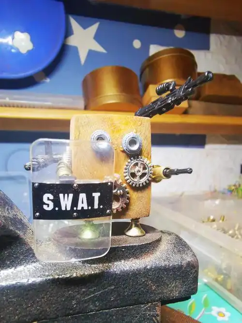 蒸汽朋克 木头机器人 星座 mini 士兵