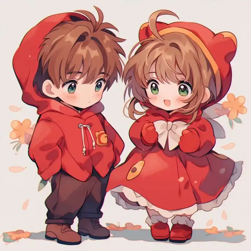 情侣头像# #情头# #情侣头像分享# #情侣# #百变小樱# #小樱小狼