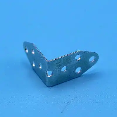 l型9孔连接片 万用杆连接件多孔铁片 diy玩具模型科技小制作材料