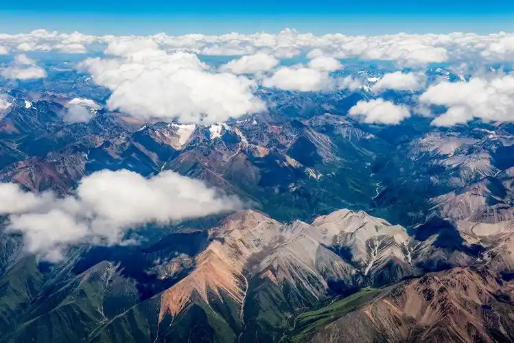 青藏高原无人区美景