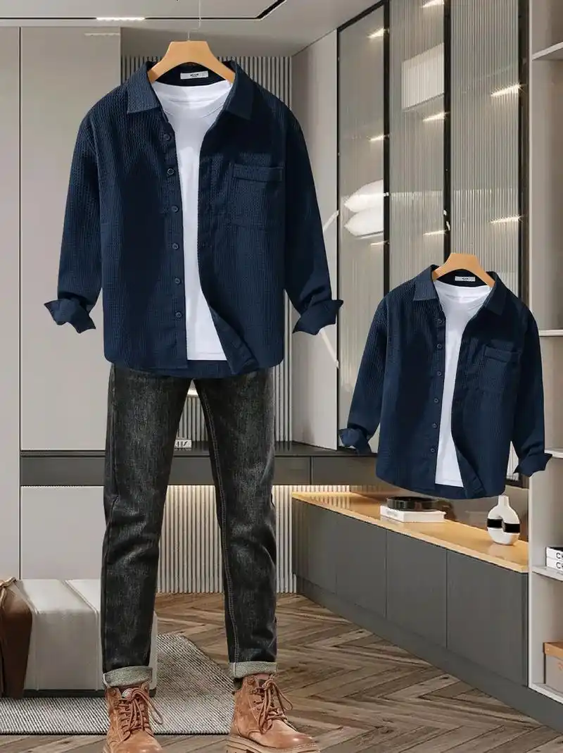 帅哥们今天要给你们安排这款休闲衬衫,宽松的版型,舒适的面料, - 抖音