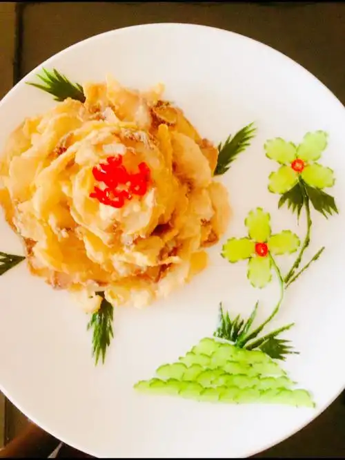 年夜饭 富贵花开之牡丹鱼片