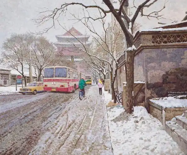 胡同 家园一一王良武油画