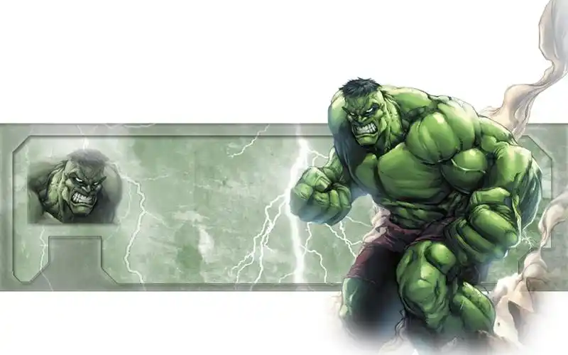 绿巨人hulk卡通壁纸