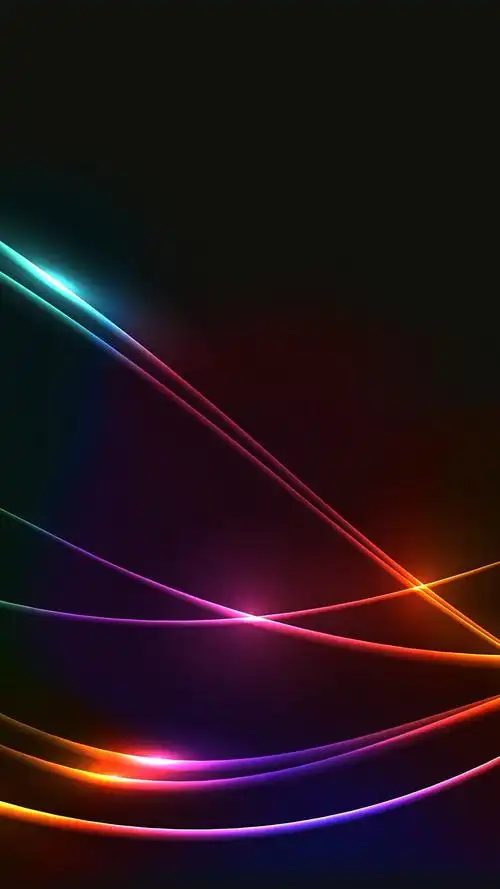 光变曲线,红色蓝色和绿色,抽象的,黑色的背景 1242x2688 iphone xs ma