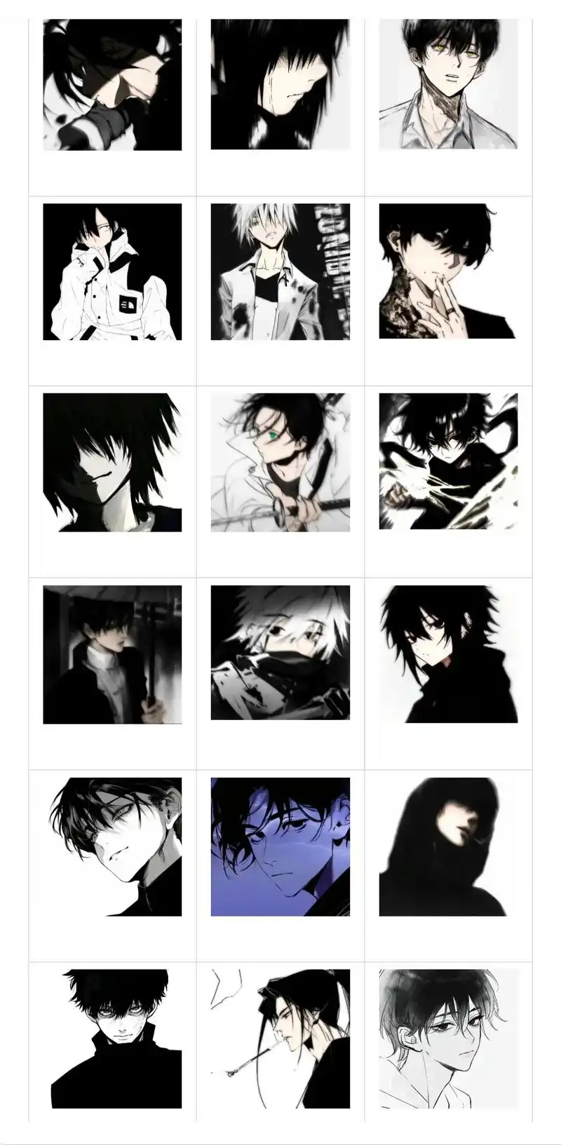 人在灰烬的信仰里重生.#黑白头像 #动漫男头 #压抑感 可惜 - 抖音