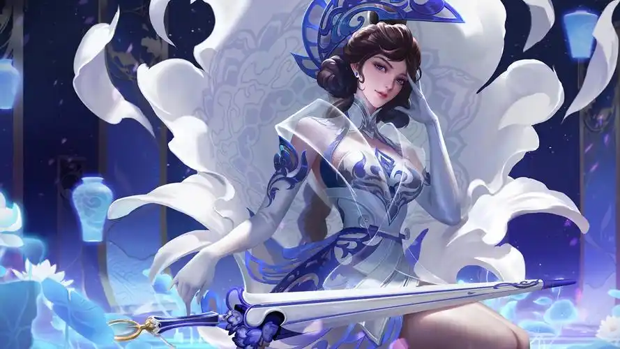 王者荣耀露娜-瓷语鉴心4k壁纸3840x2160_4k游戏图片高清壁纸_墨鱼