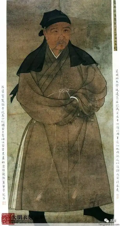 一些明代写实肖像画服饰