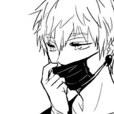 简笔画黑白简笔画少年最后修饰一个爱心戴口罩的男生简笔画你学会了吗