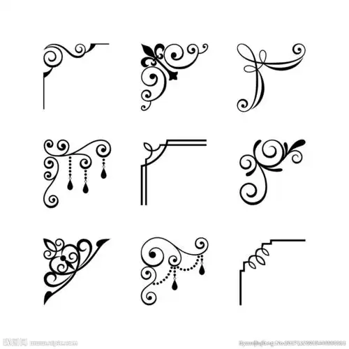 边角设计图__花边花纹_底纹边框_设计图库_昵图网nipic.com