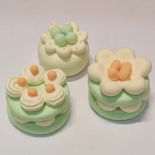 清新香甜的蜜瓜蛋糕超轻粘土