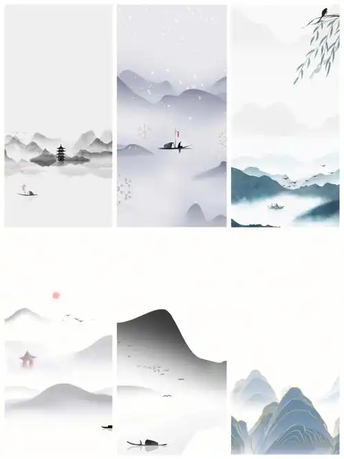 古风壁纸分享no2素雅水墨国风背景