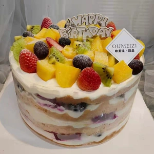 水果裸蛋糕6寸