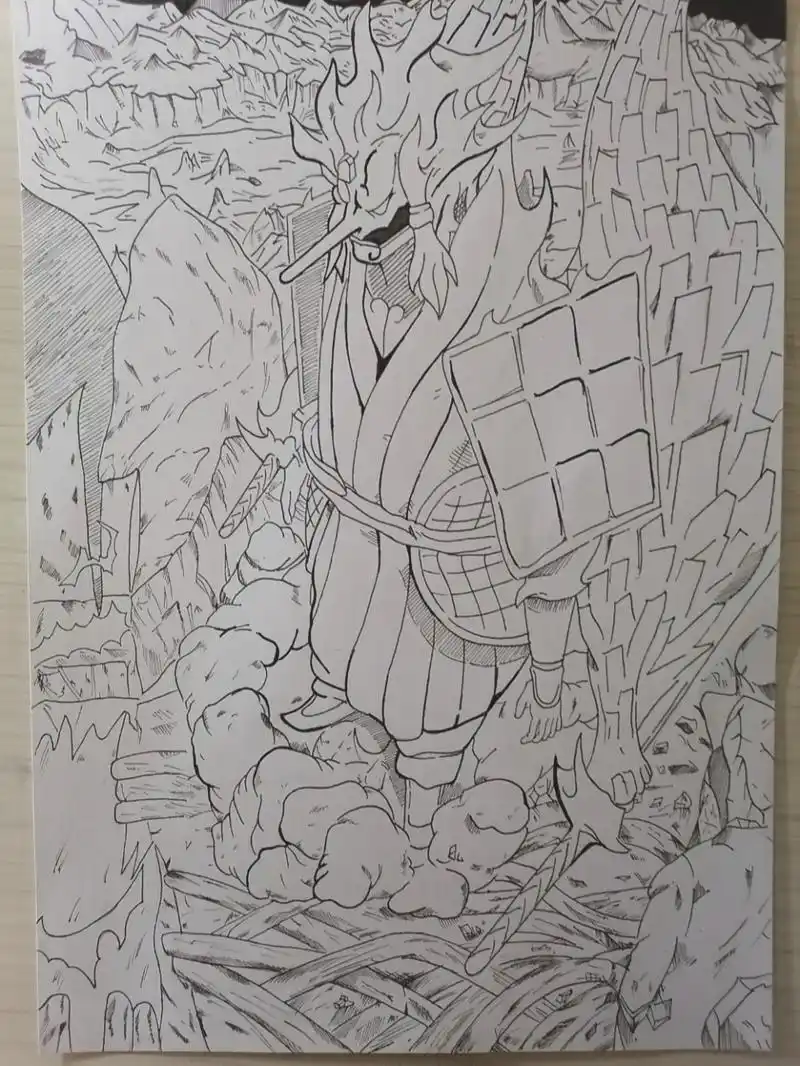 须佐能乎 爆肝一上午 #火影忍者