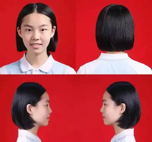 女生的发型最好为学生头