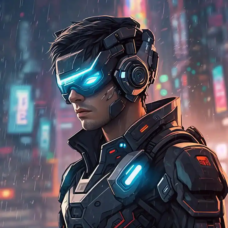 99 超爱这种炫酷科幻的赛博朋克风格头像!