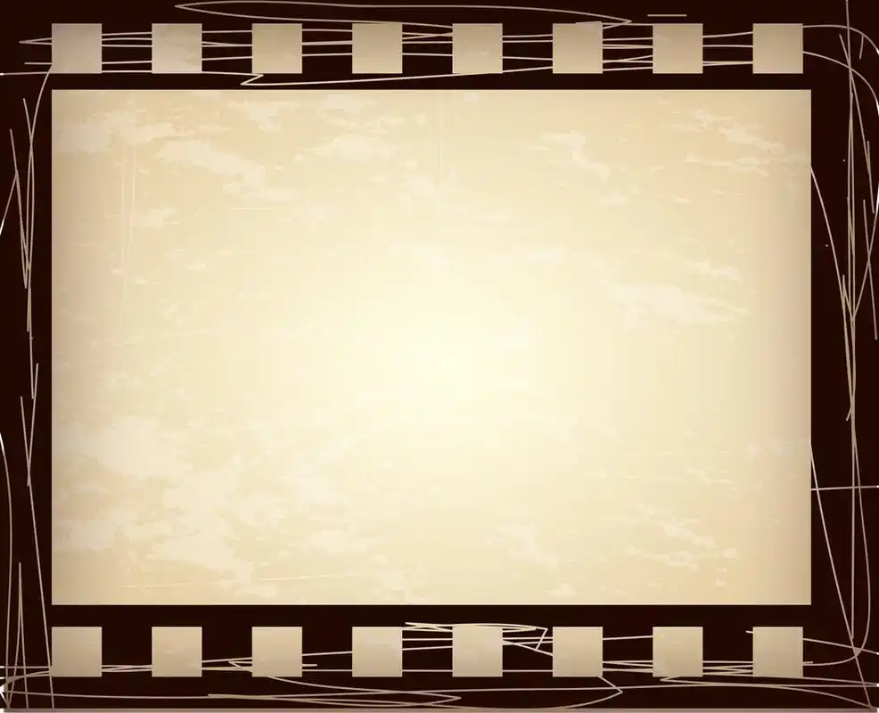 卷胶卷,在老式背景矢量图一卷胶卷