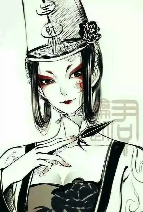 画江湖之不良人白无常人物简笔画