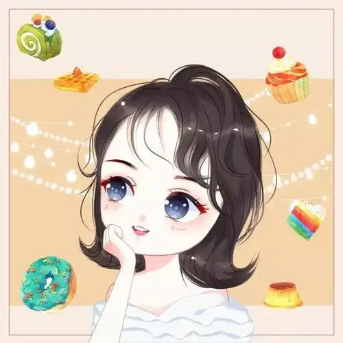 卡通头像女,一张张神仙又美丽的卡通女生微信头像